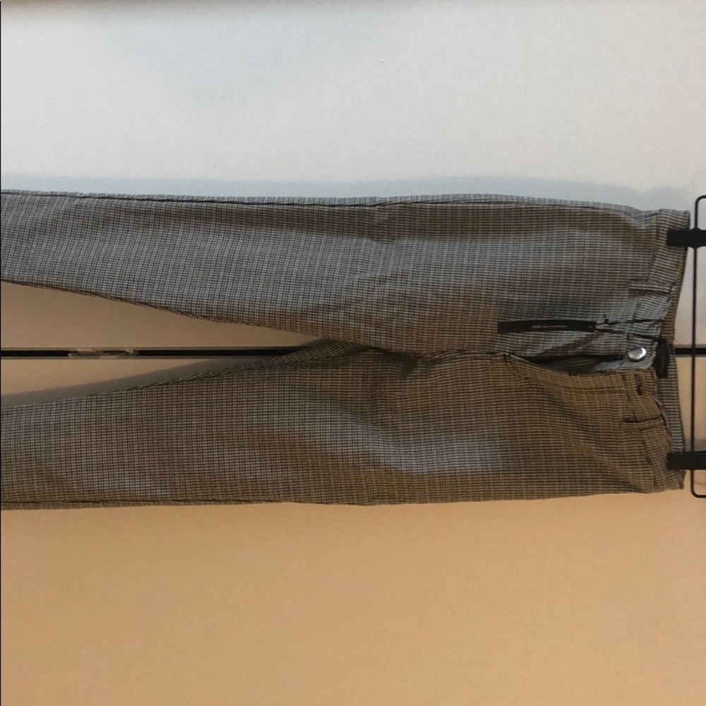 Straight leg patterned pants
